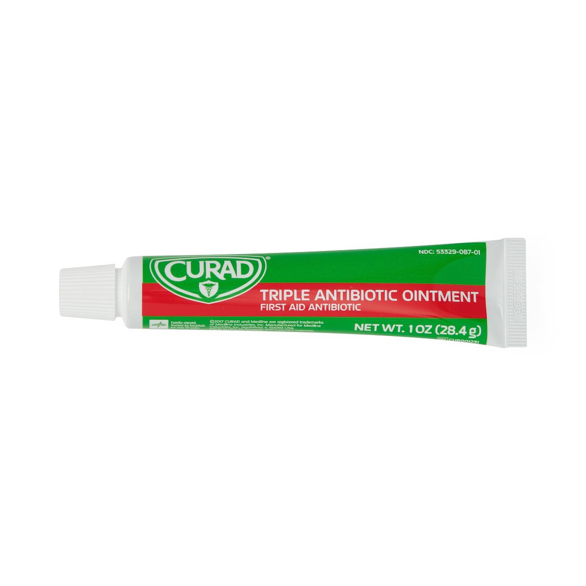 CURAD Triple Antibiotic Ointment - Hospital-Grade First Aid Infection Prevention | 1 oz