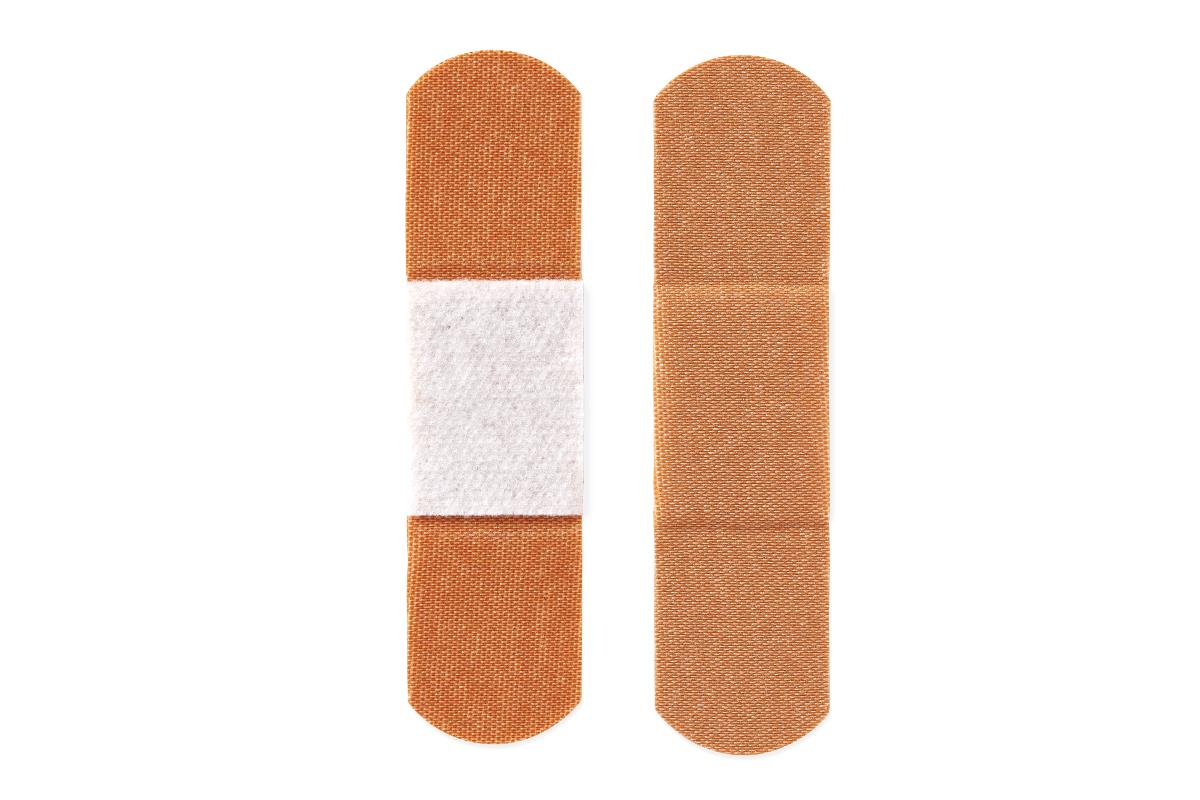 Germ-Shield Touch-Free Sterile Fabric Bandages - Flexible Nonwoven Wound Care (0.75 x 3 Inch)