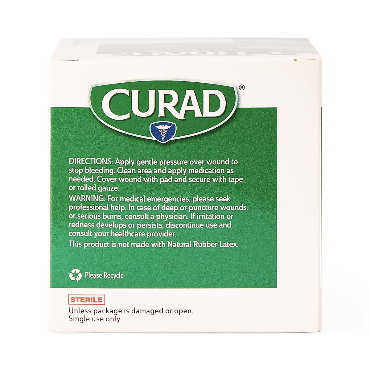 Curad Sterile Pro-Gauze Pads - Premium Wound Care Dressing (Multiple Sizes Available)