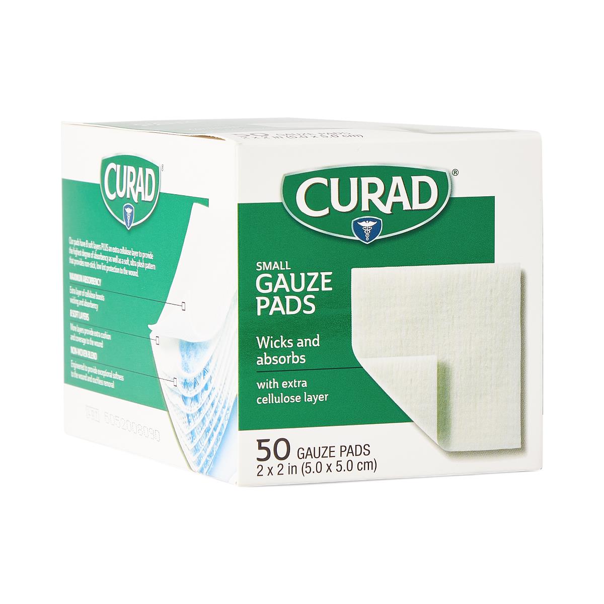 Curad Sterile Pro-Gauze Pads - Premium Wound Care Dressing (Multiple Sizes Available)