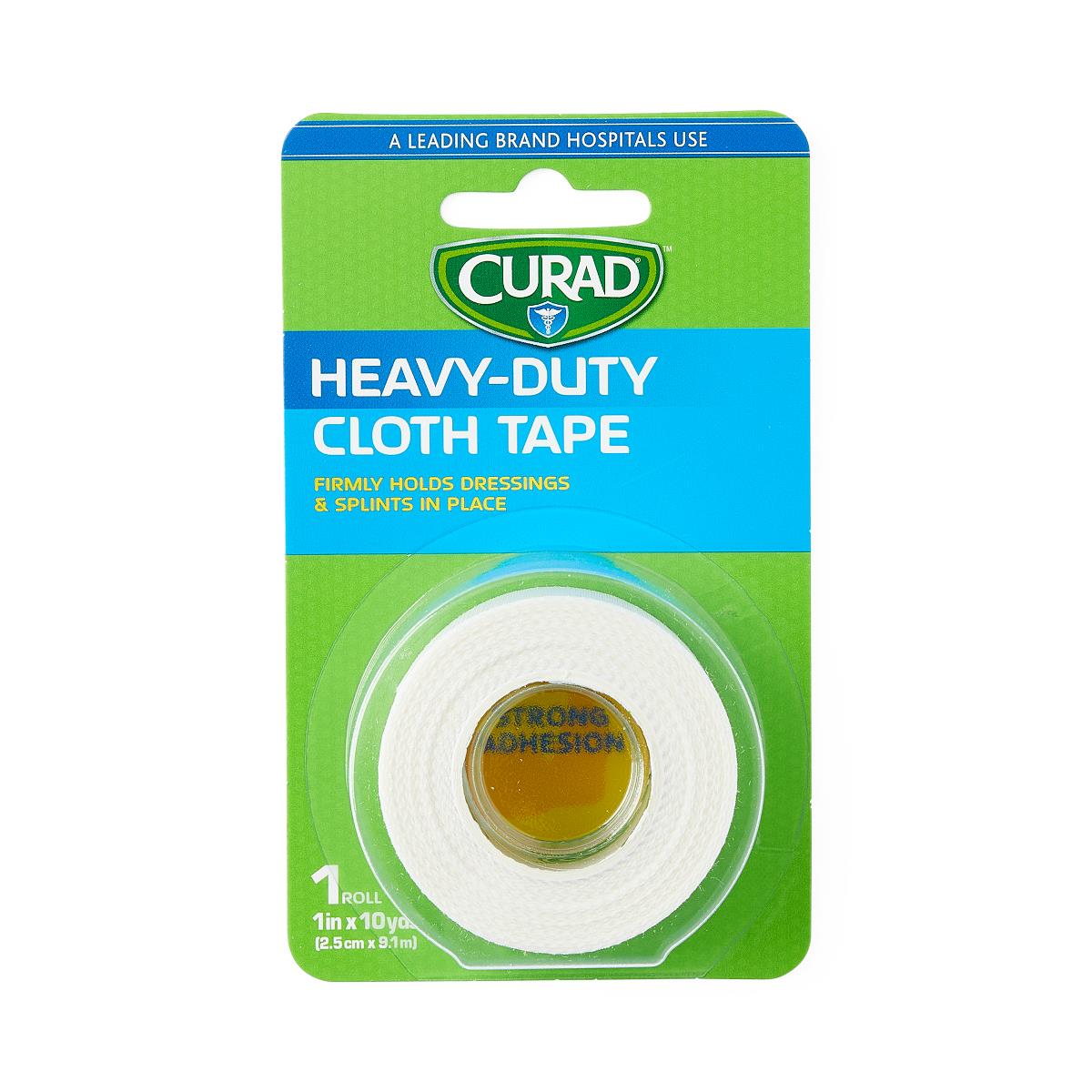 Curad Heavy-Duty Cloth Tape - Medical Grade Adhesive for Dressings & Splints