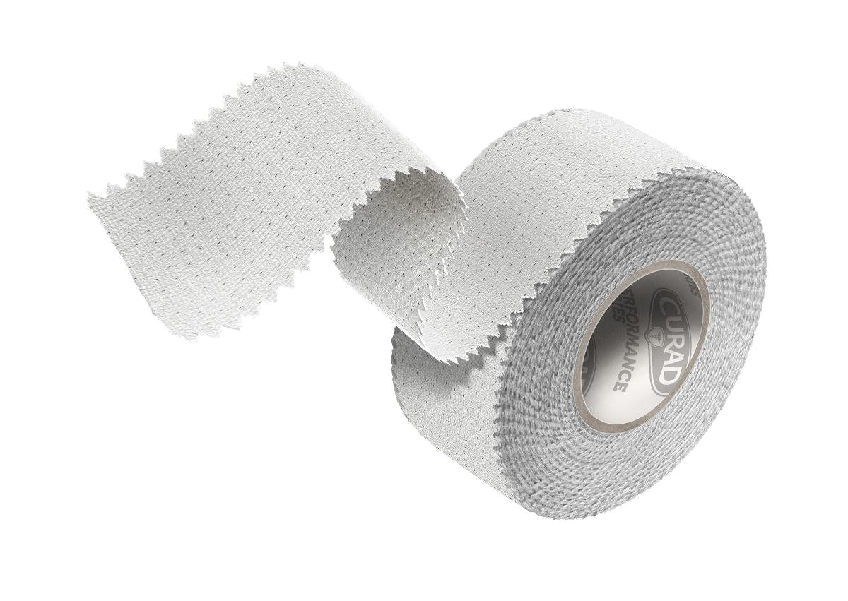 Medline Premium Porous Cotton Cloth Tape 1" x 10 Yards - Breathable Medical Adhesive Tape with Hand-Tear Edge