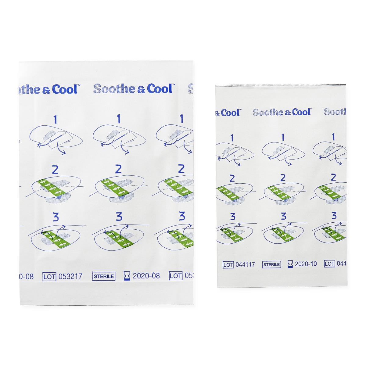 Curad Soothe And Cool Clear Waterproof Hydrogel Bandage - Instant Heat Relief for Burns, Blisters & Abrasions