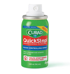 Curad Quick-Stop Bleeding Control Spray Powder - Fast Acting Wound Care for Cuts & Scrapes