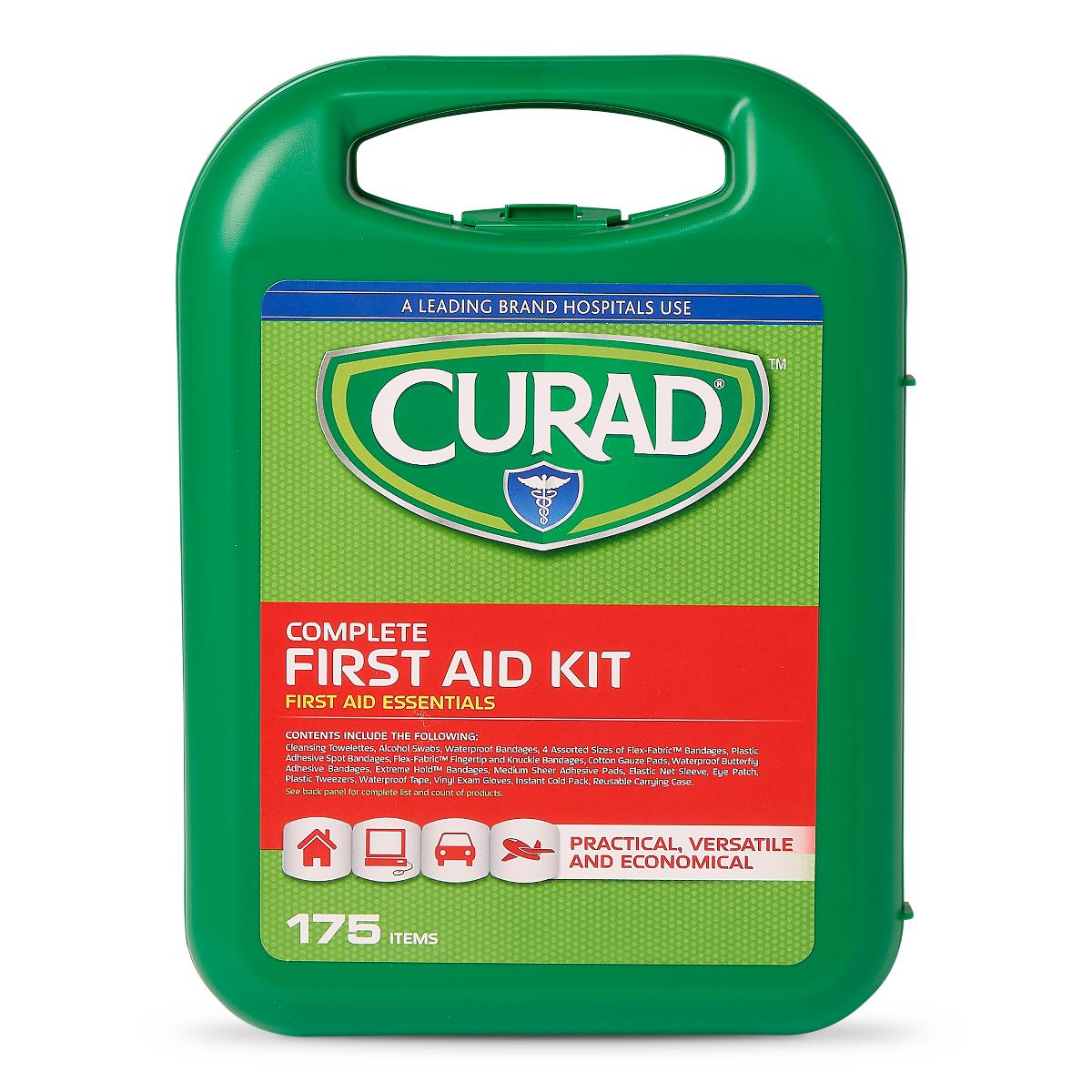 Professional 175-Piece First Aid Kit - Complete Emergency Medical Supply Set