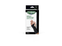 Curad Performance Series Elastic Pull-Over Wrist Support - Medical Grade Compression Brace for Carpal Tunnel, Sprains & Tendonitis Relief