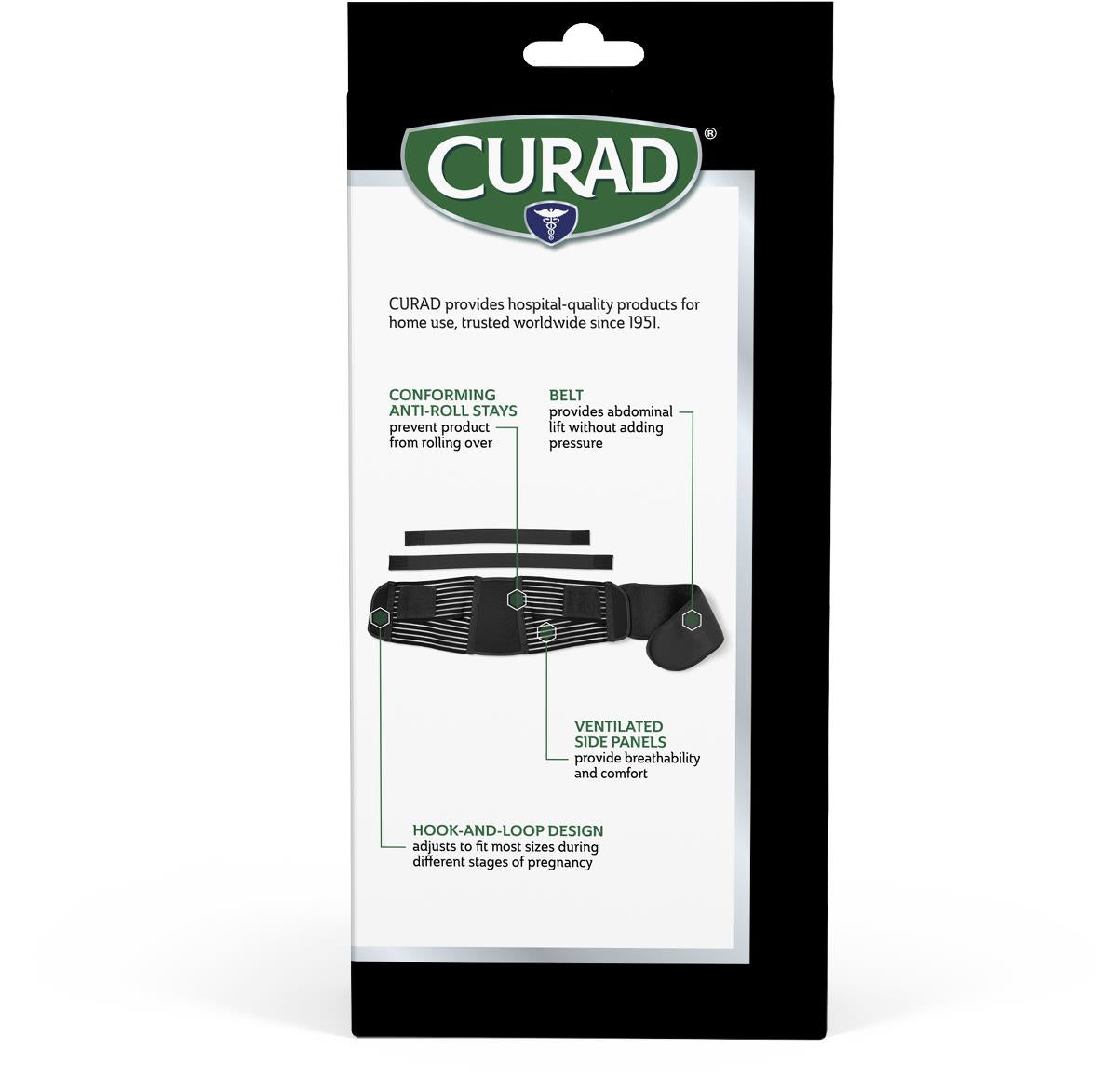 Maternity Support Belt - Adjustable Pregnancy Belly Band for Back Pain Relief - One Size Fits Most - Case of 4