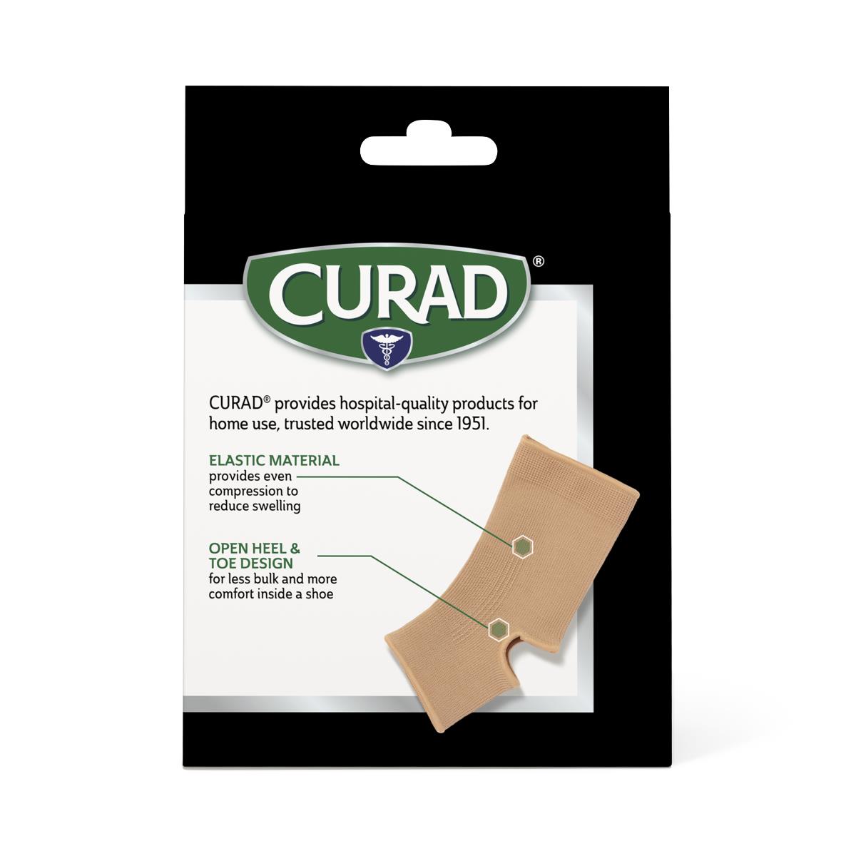 Elastic Open-Heel Ankle Support - Universal Fit for Weak or Injured Ankles