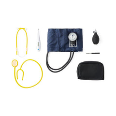 Medline Basic MRSA Protection Kit - Complete Healthcare Safety Bundle with BP Monitor, Stethoscope & Thermometer