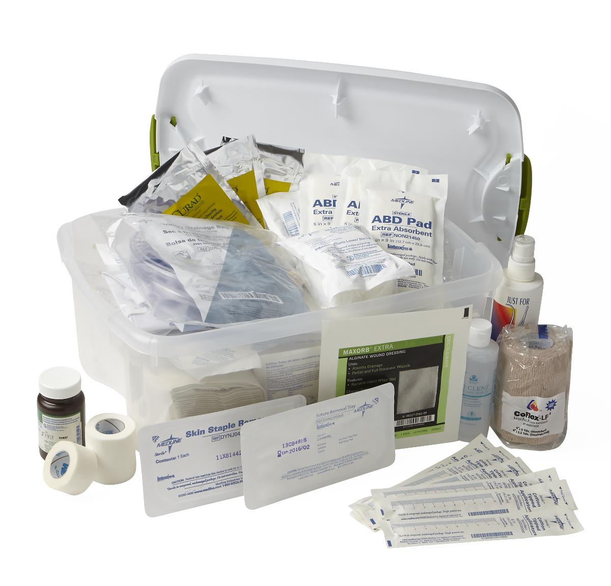 Sterile Suture Removal Kit - Professional Medical Grade with Littauer Scissors, Forceps & Gauze