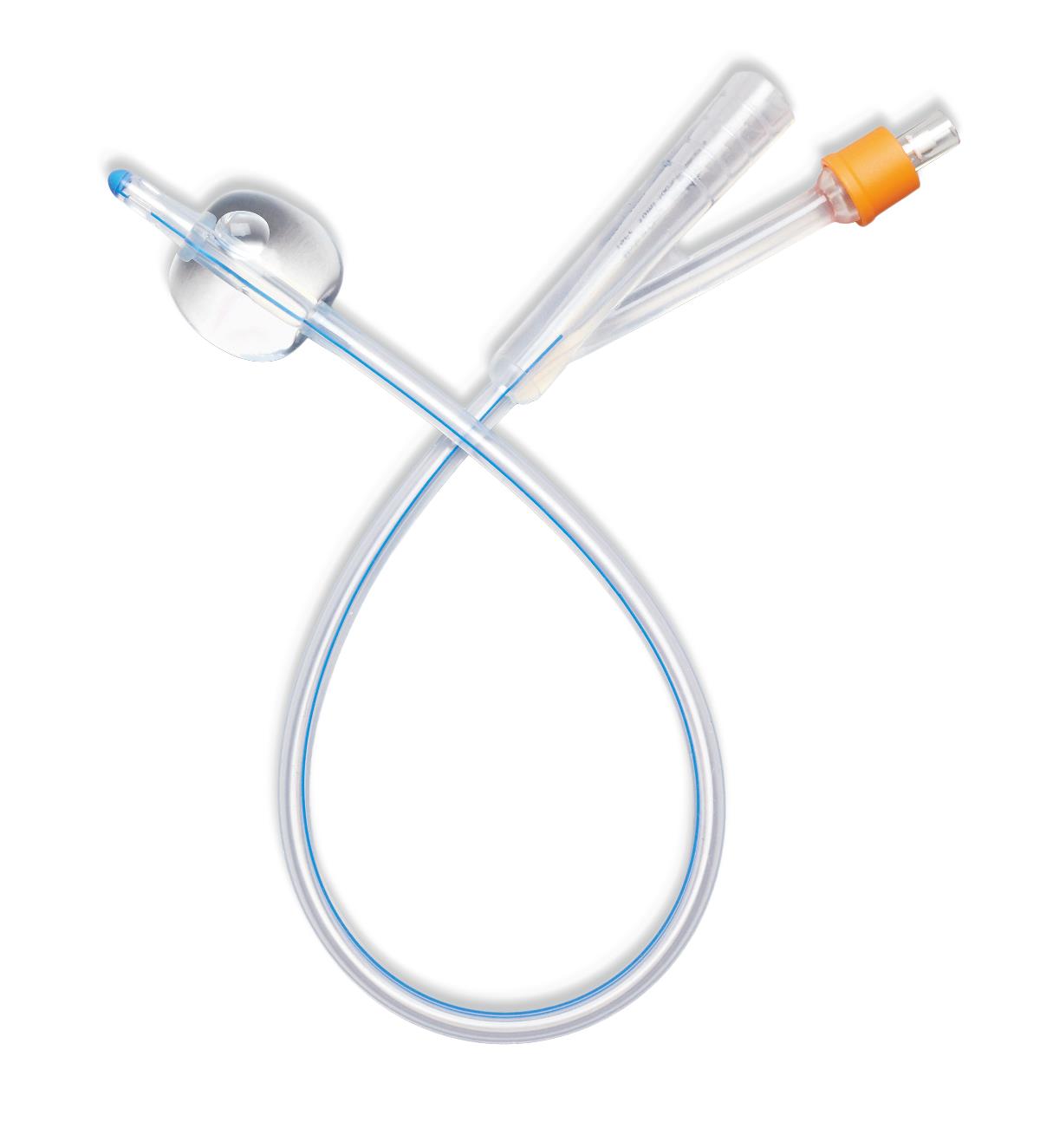 Medline 2-Way Select Silicone Foley Catheter - 100% Latex-Free, Sterile, Radiopaque (Multiple Sizes Available)