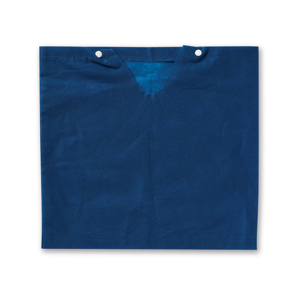 Urinary Drain Bag Cover - Blue Nonwoven Privacy Pouch for Low Bed Drainage Bags (Case of 20)
