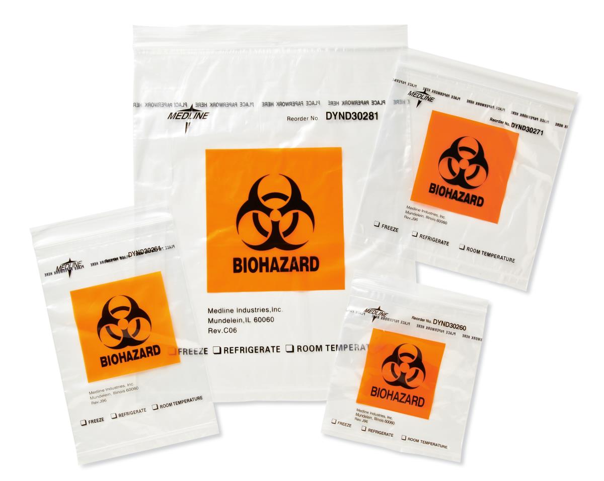 Zip-Style Biohazard Specimen Bags - Medical Grade Transport & Storage Solution