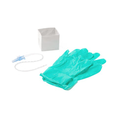 Medline Suction Catheter Kit - 8 Fr DeLee Tip with Contro-Vac Valve, Two Gloves & Cup