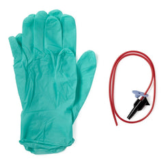 Medline Mini Poly-Cath Open Suction Catheter Tray - Sterile, Latex-Free Complete Kit with Whistle Tip
