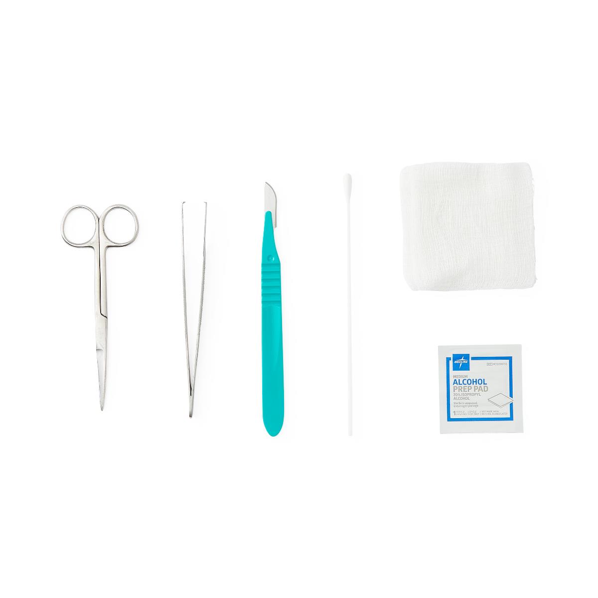 Sterile Minor Debridement Kit - Complete Wound Care Solution with Surgical Grade Instruments