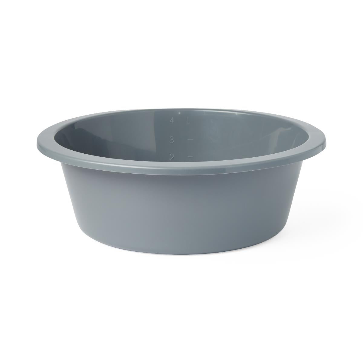 Lightweight Round Plastic Washbasin - 5 Qt Medical Grade Basin for Patient Care & Hygiene