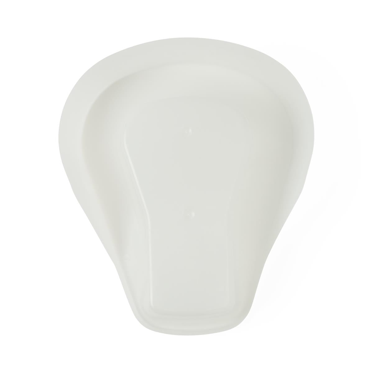 Medline Saddle Shaped Pontoon Stackable Bedpan - 350 lb Capacity, Durable Medical Grade Plastic