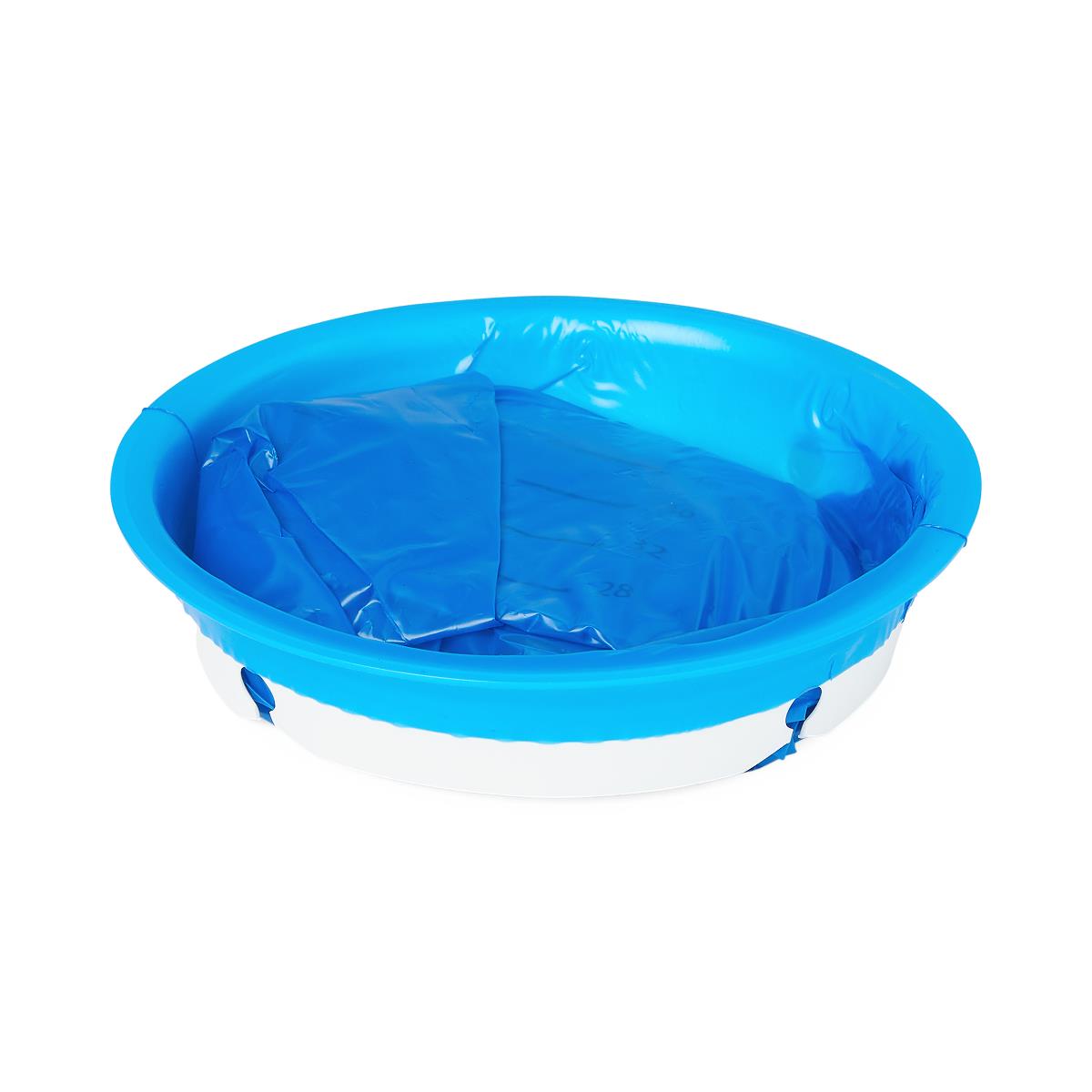 Medline Centurion HDPE Graduated Emesis Bag with Rigid Ring, Blue - Case of 144