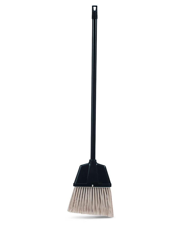 Medline Plastic Lobby Broom - 38 Inch Commercial Grade Sweeping Tool with Stiff Bristles