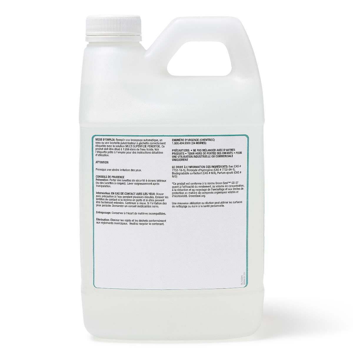 Medline Multisurface Peroxide Cleaner 0.5 Gallon - Concentrated Formula (Case of 4)