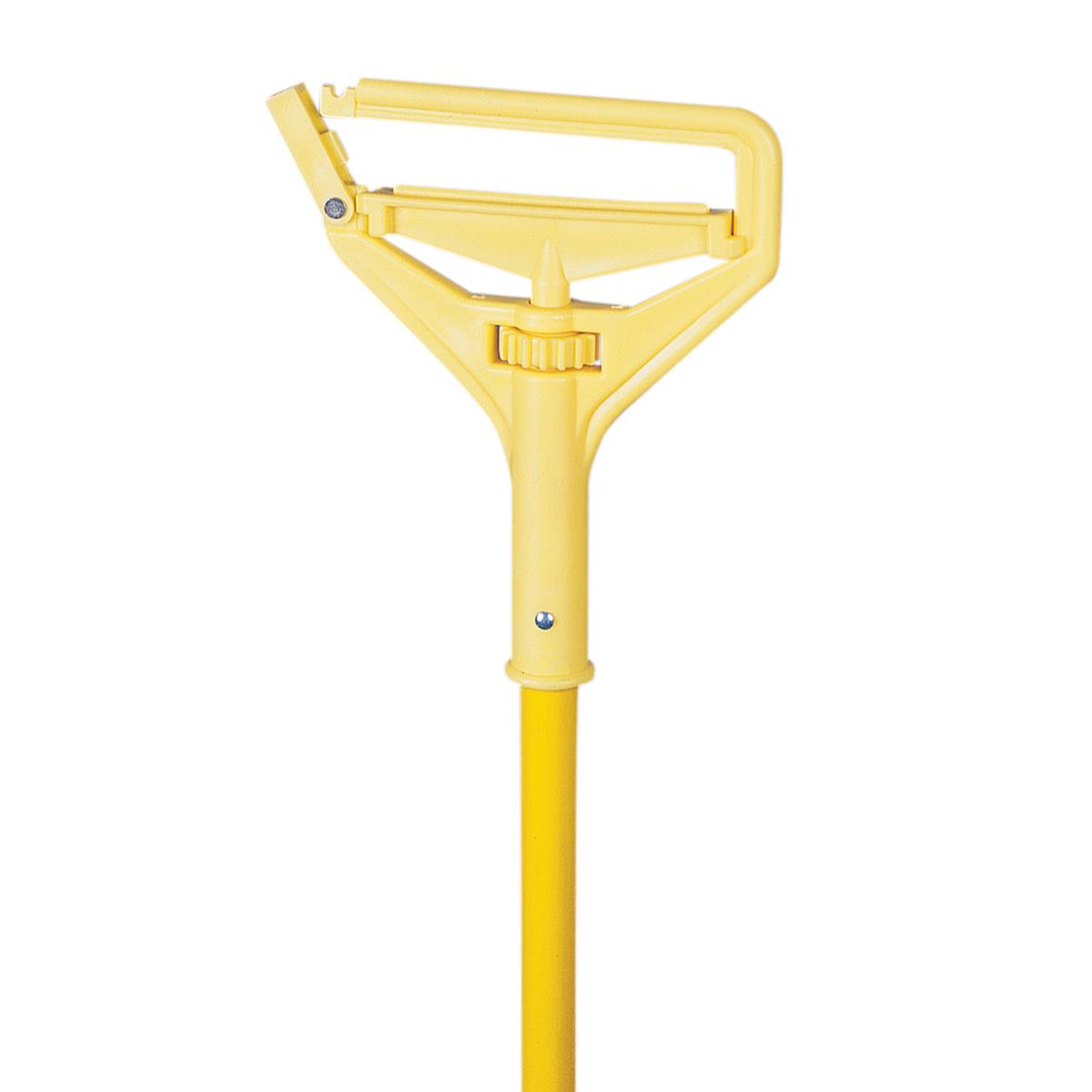 Quick-Change Mop Handle 60 Inch with Thumbwheel - Wide Head for Narrow Band Mops