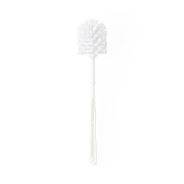 Medline Toilet Bowl Brush with 11 Inch Handle - Durable Cylindrical Fiber Cleaning Tool