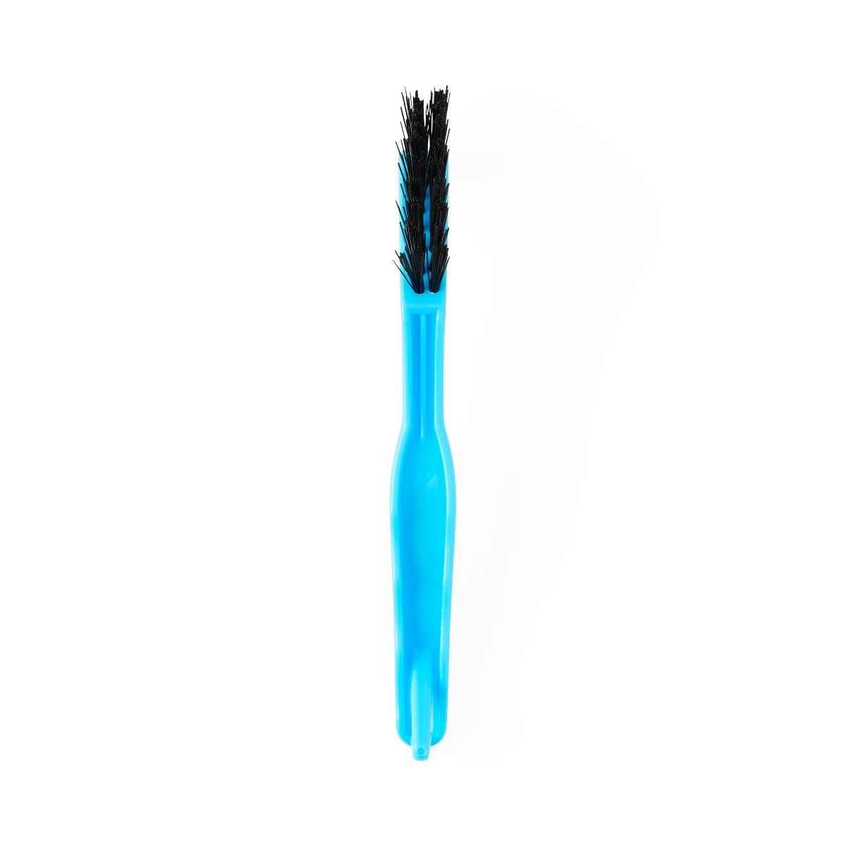 Tile and Grout Brush with Plastic Handle - Heavy-Duty Nylon and Poly Fiber