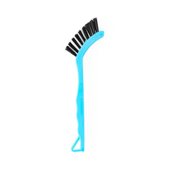 Tile and Grout Brush with Plastic Handle - Heavy-Duty Nylon and Poly Fiber