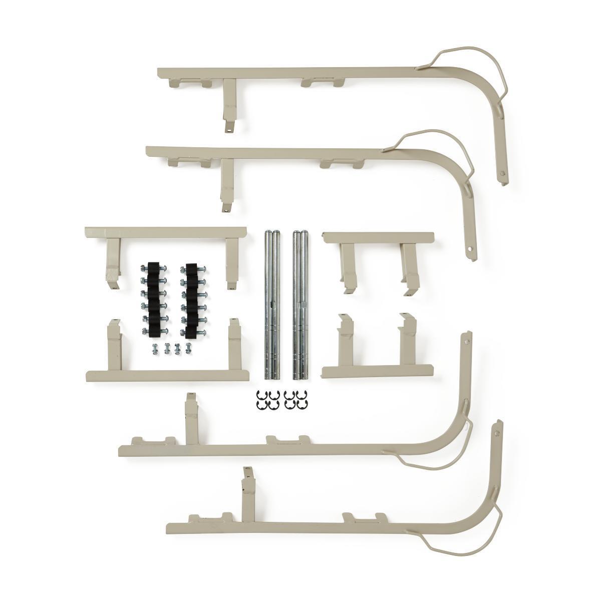 Medline Bed Extension Kit for Alterra Hospital Beds - 42" Wide with Mattress Retainers & Hardware