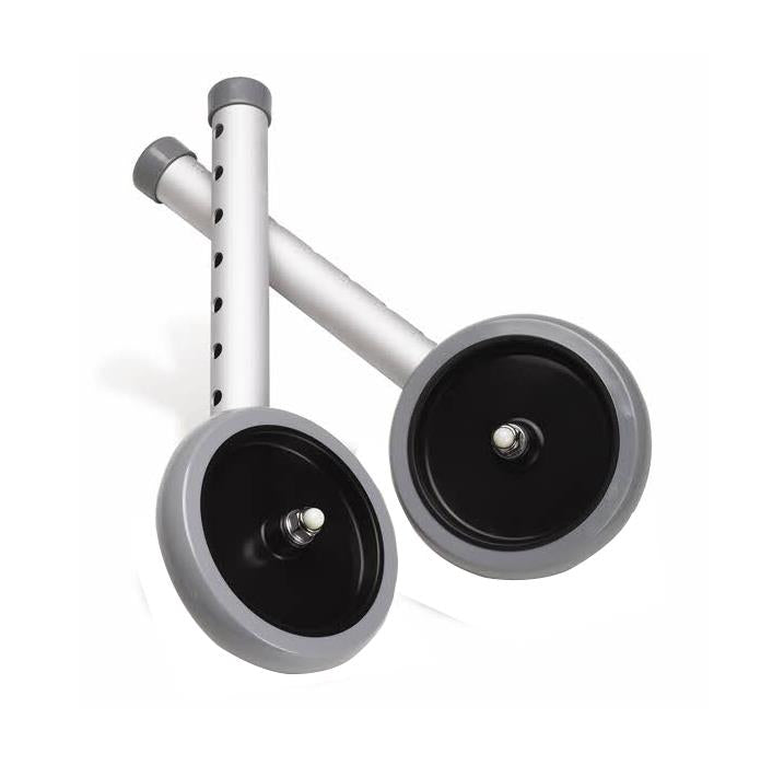 Guardian 5 Inch Front Walker Wheels - Pair of 2 for Enhanced Mobility and Stability