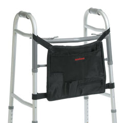 Walker Carry Pouch - Universal Front Attachment Tote Bag for Standard Walkers