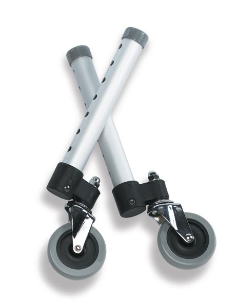 Swivel Footpiece Sets for Walkers - Enhanced Mobility & Maneuverability (Pair of 2)