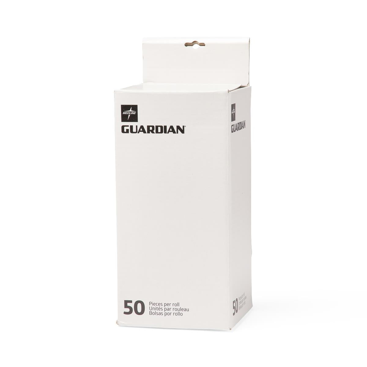 Medline Commode Liner with Absorbent Pad - Latex-Free Disposable Liners for Standard Commode Buckets