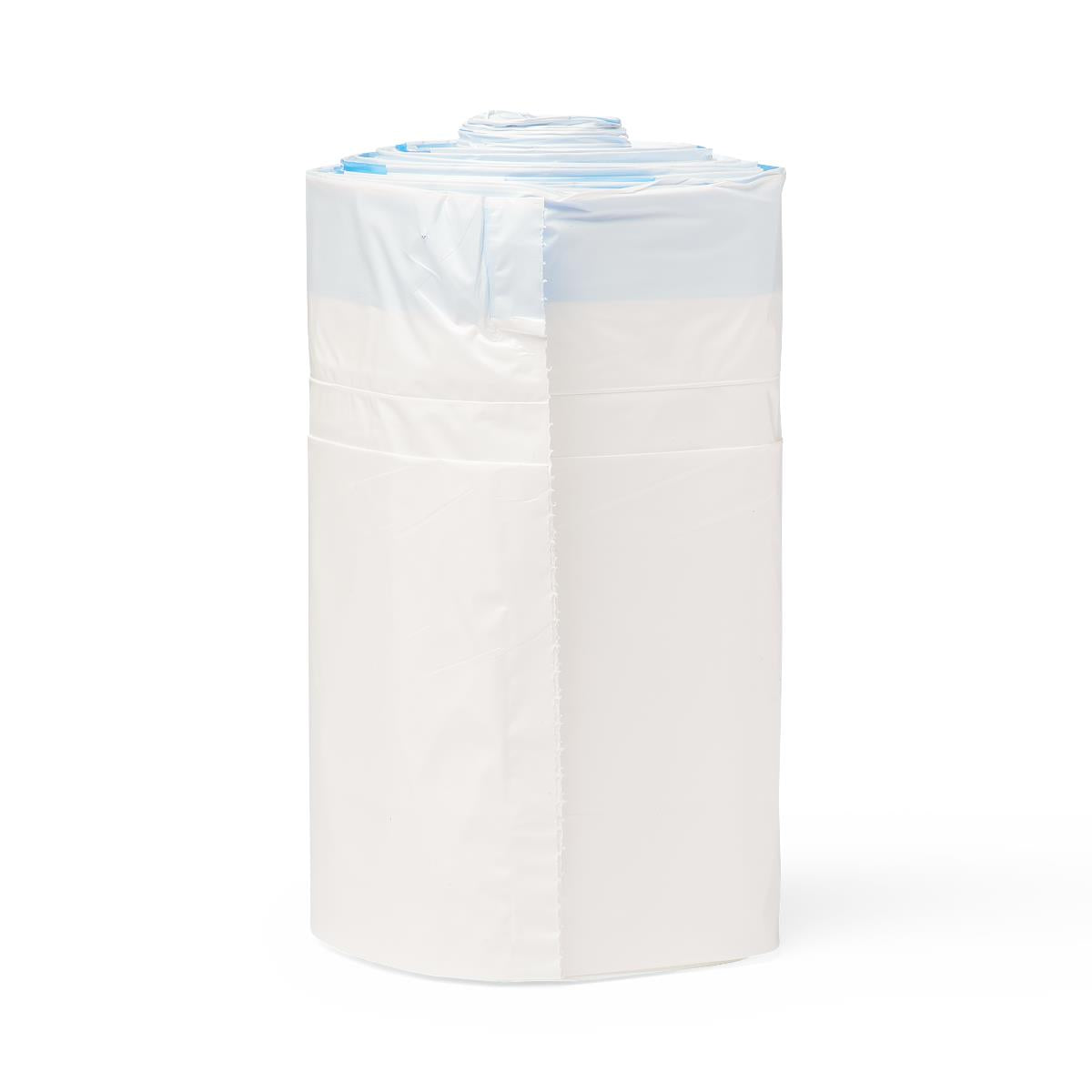 Medline Commode Liner with Absorbent Pad - Latex-Free Disposable Liners for Standard Commode Buckets