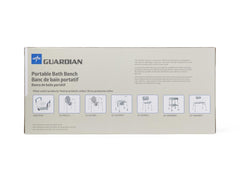 Portable Shower Board with Back Support - 250 lb Capacity Medical Bath Bench