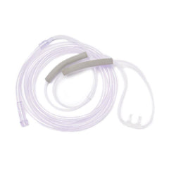 Soft Touch Nasal Oxygen Cannula with Foam Ear Covers - Crush-Resistant Tubing