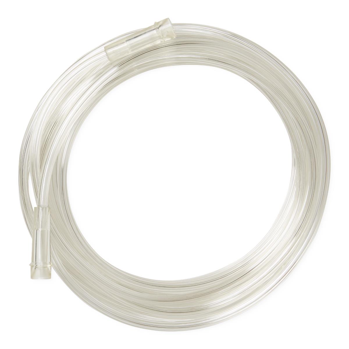 Oxygen Tubing with Standard Connector - Crush-Resistant Medical Grade O2 Supply Line