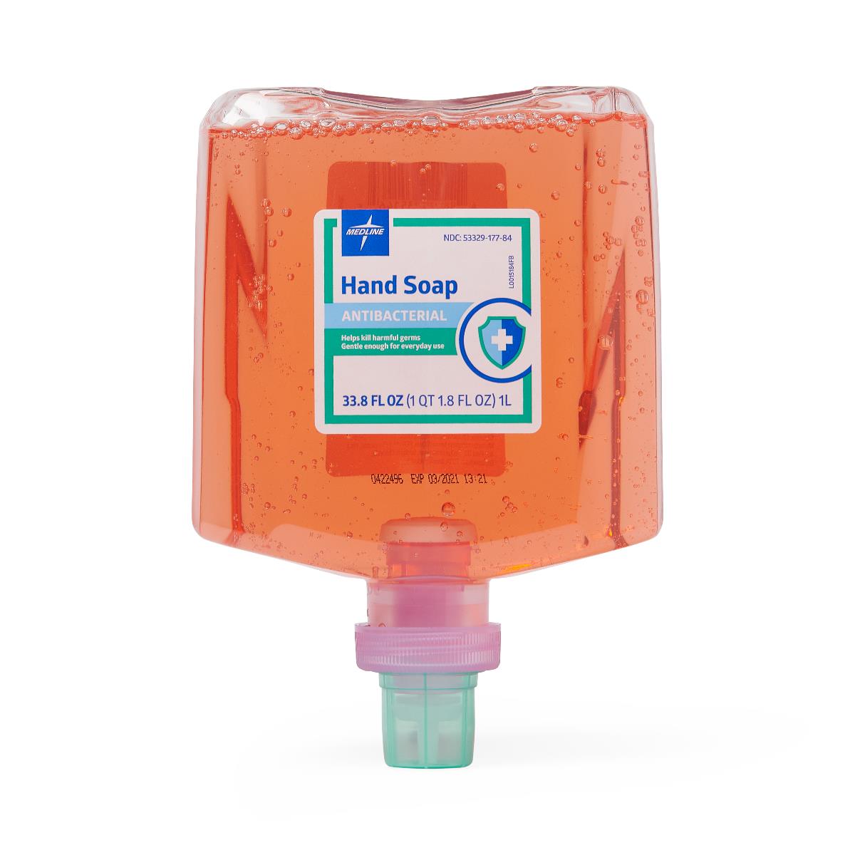 Medline Spectrum Antibacterial Soap - 1000mL Healthcare Grade Hand Soap with Moisturizers