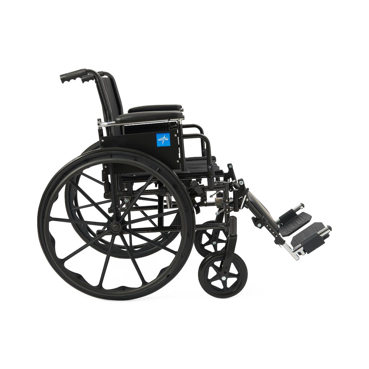 K3 Guardian Lightweight Wheelchair - 35 lbs Foldable Manual Wheelchair with Removable Arms