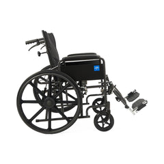 Guardian Reclining Wheelchair - 300 lbs Capacity, Adjustable 90-180° Recline, Elevating Leg Rests
