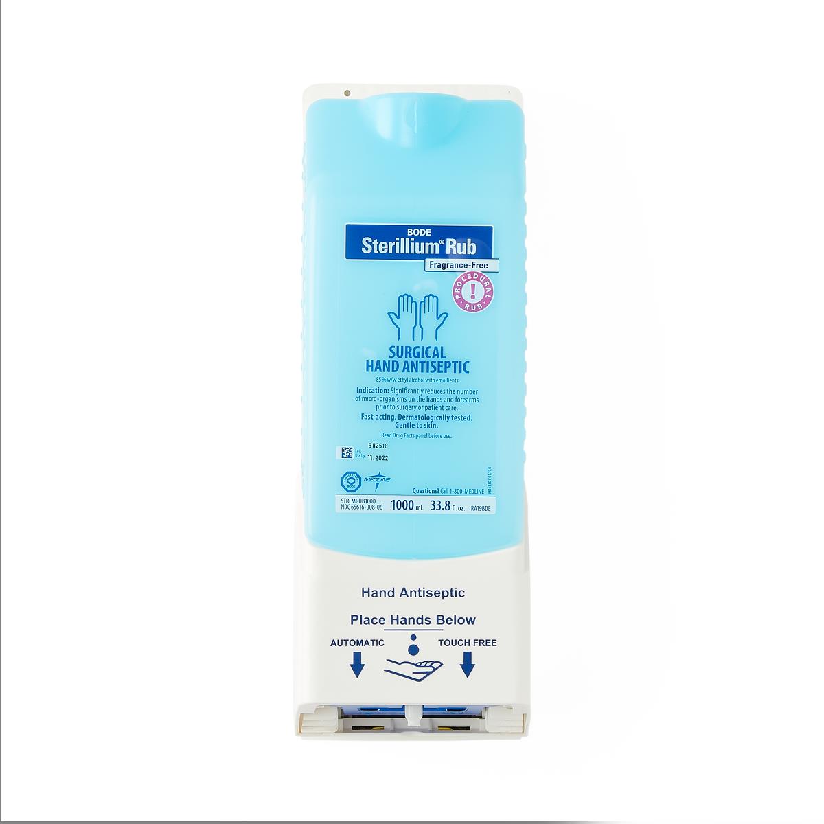 Sterillium Comfort Gel Hand Sanitizer Automatic Dispenser - 1000ml Touchless Wall Mount Sensor Dispenser, White