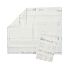 Medline Ultrasorbs Complete Premium Underpads - 30 x 36 Inch - Ultra Absorbent - Air Permeable - Case of 60