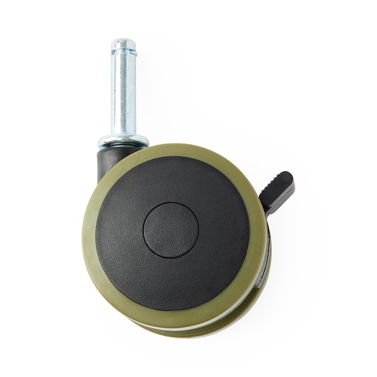 Medline Rubber Edge Caster Set for Homecare Beds - 4-Piece Set