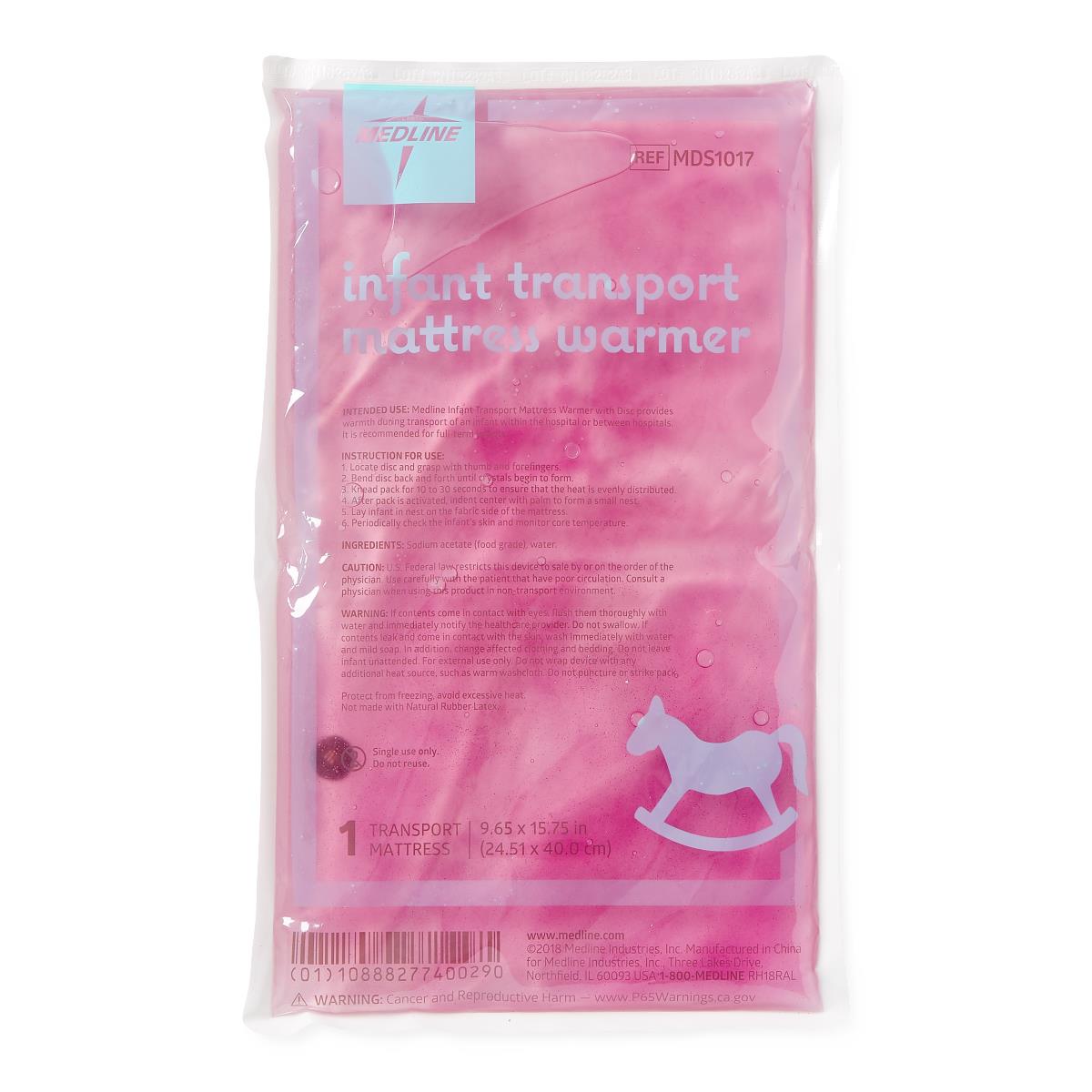 Medline Infant Transport Mattress Warmer - Safe Newborn Warming Solution for Hospital Transport