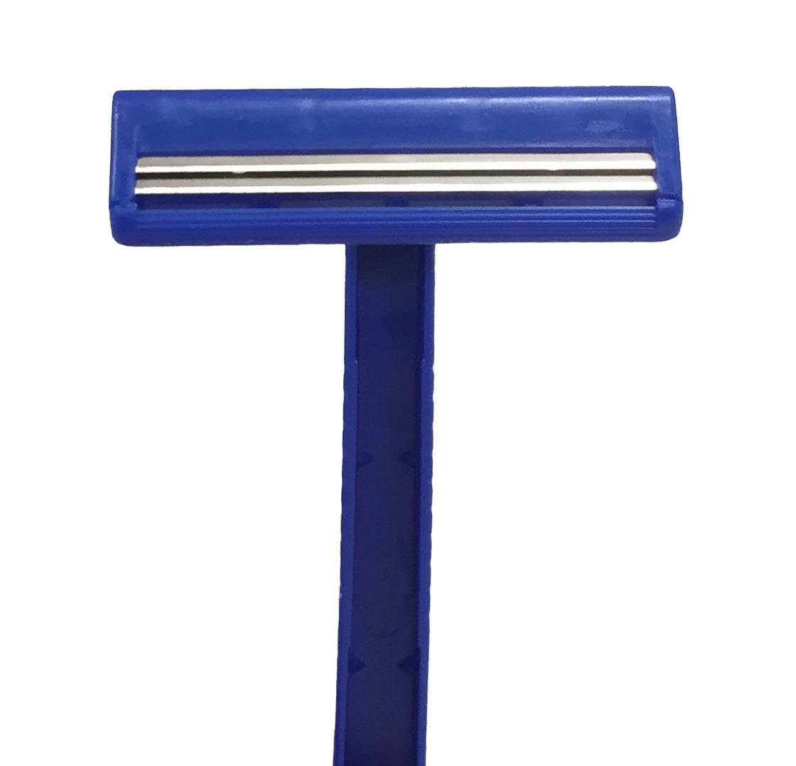 Disposable Facial Razors with Twin Blades - Micro-Coated Steel - Clinical and Personal Use