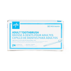 Adult Toothbrush with 30 Tufts - Individually Wrapped for Clinical Use