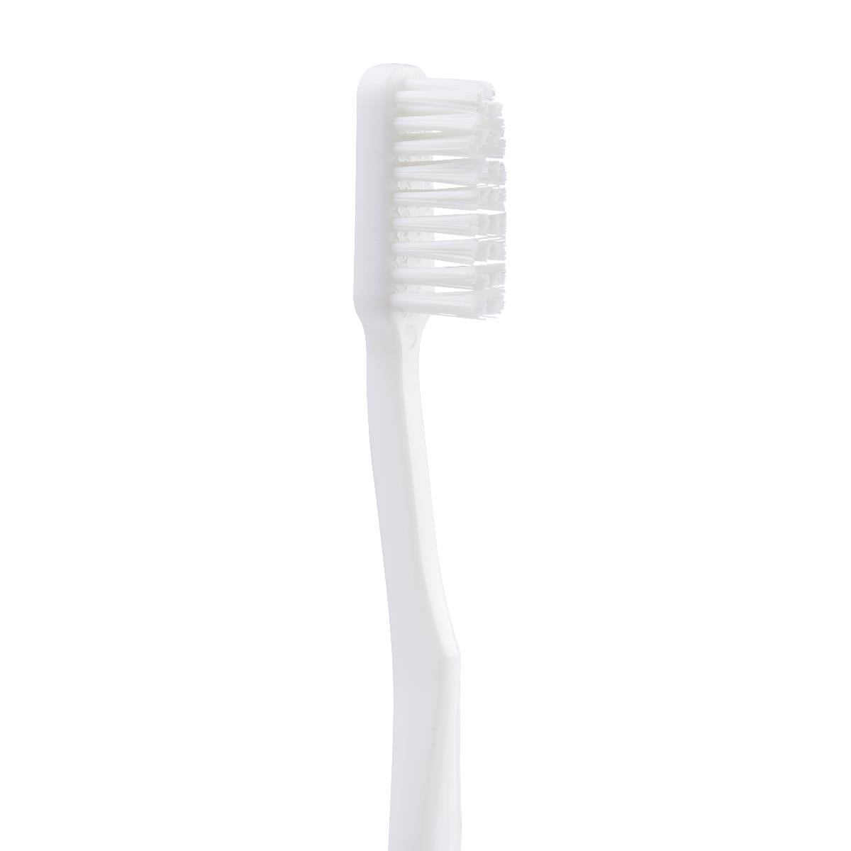 Deluxe Adult Patient Toothbrush - 34-Tuft Soft Bristle Oral Care for Hospital & Rehabilitation Settings