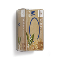 Clear Plastic Glove Dispenser - Horizontal/Vertical Wall Mount for Medical Facilities