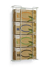 Horizontal-Mount Wire Glove Box Holder - Medical Grade Organizer for Healthcare Facilities